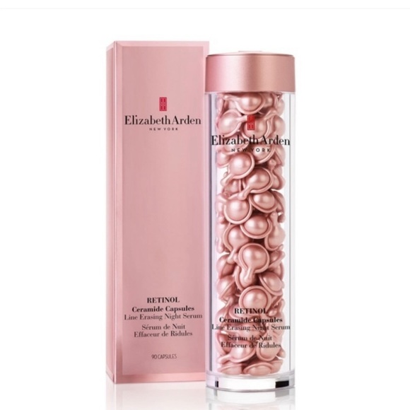 NWT Elizabeth Arden Retinol Ceramide 90Capsules Line Erasing Night Serum.